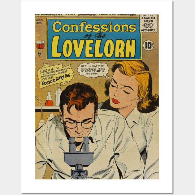 Vintage Confessions of the Lovelorn Cover Wall Art by Slightly Unhinged